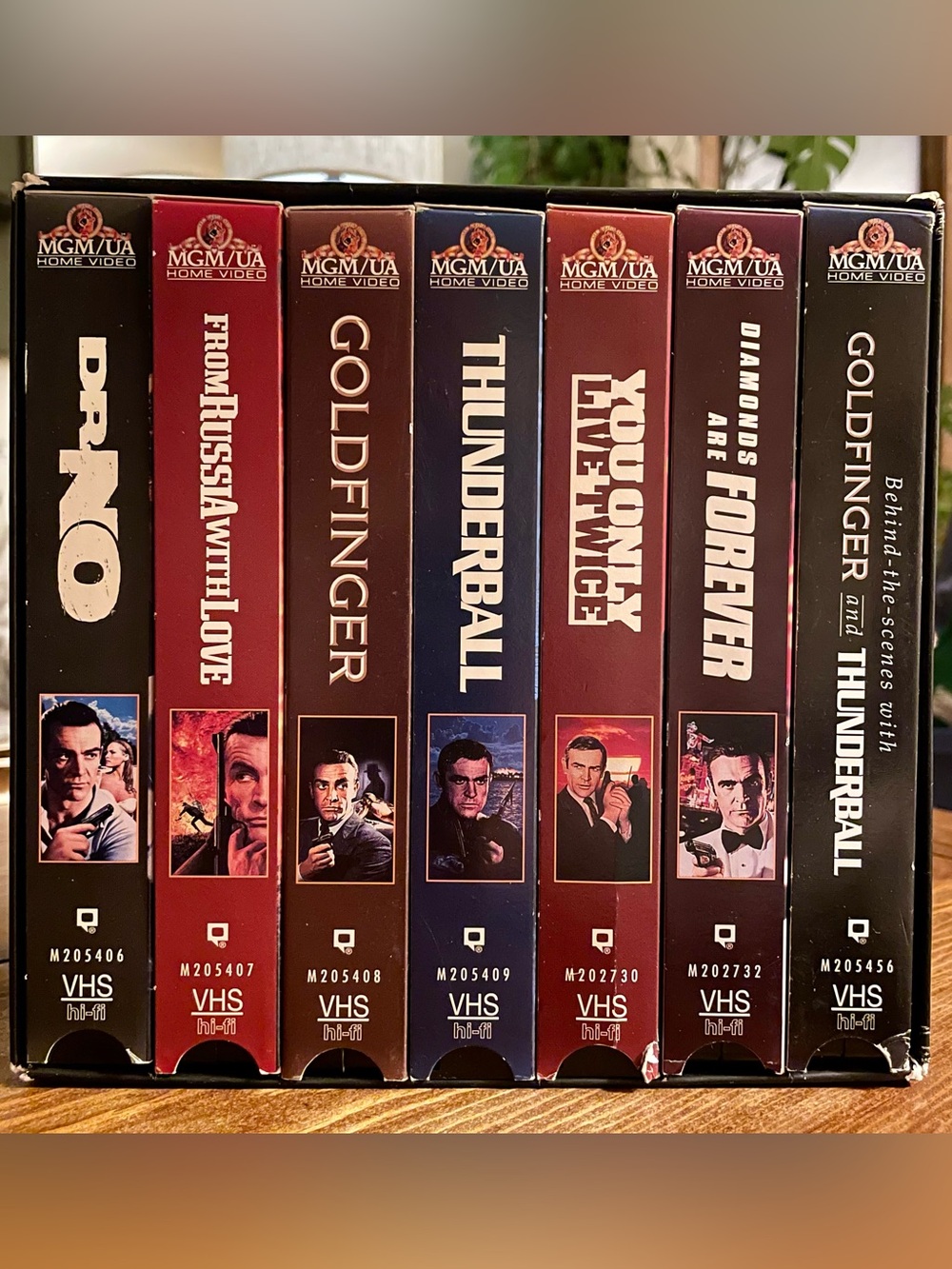 Bond 007 Deluxe Edition VHS Gift Set